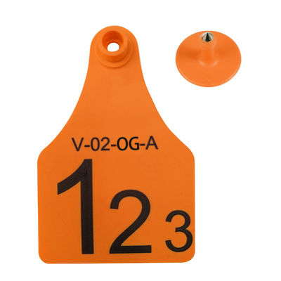 토끼 다채로운 전자 귀 꼬리표 레이저 인쇄 또는 손 쓰기 지원 비 처분할 수 있는 유형