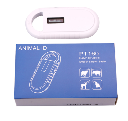 Iso11784/5 Fdx - B 작은 Rfid 마이크로칩 스캐너, Rfid 마이크로칩 독자 Pt160