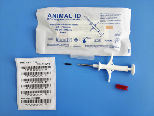 유럽 마이크로칩을 가진 ISO 트랜스폰더 마이크로칩을 추적하는 동물성 ID RFID