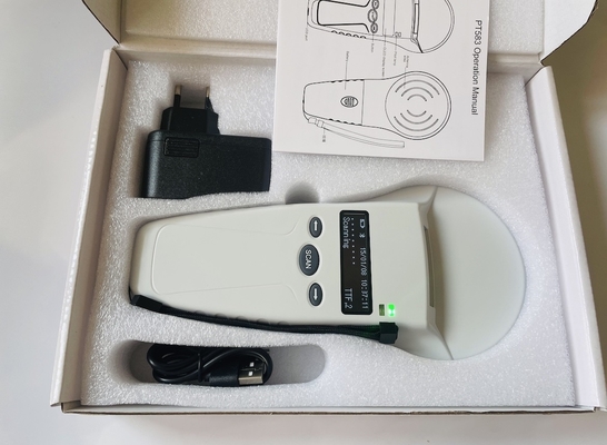 휴대용 동물 칩 스캐너 / 귀 태그를 위한 리더 134.2khz 주파수
