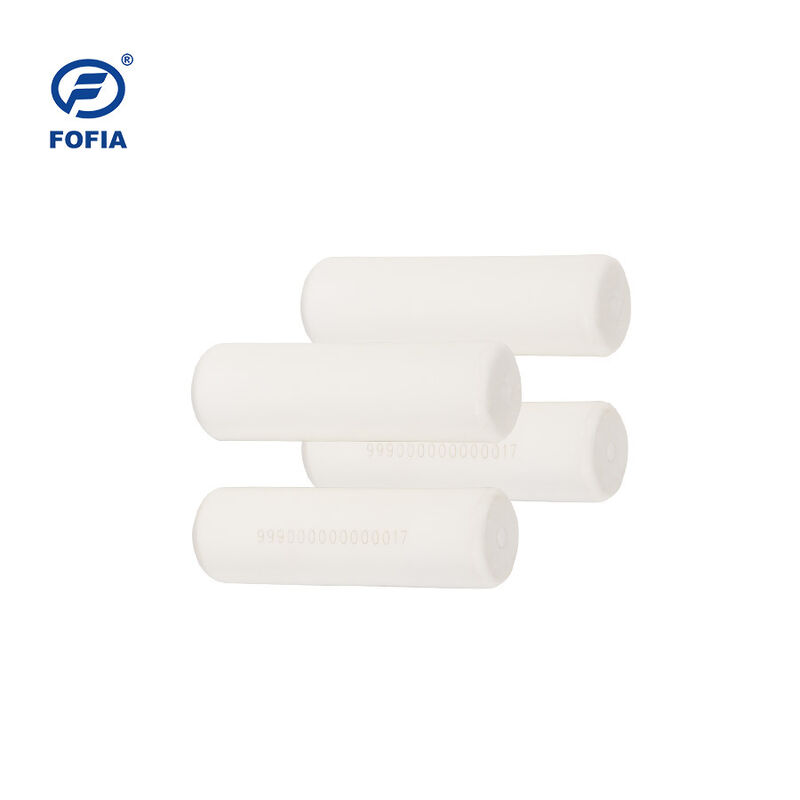 흰색 복막 후두 기능 소 류먼 볼러스 무선 스마트 PH 측정 온도 센서 칩 ISO11784 5 FDX B