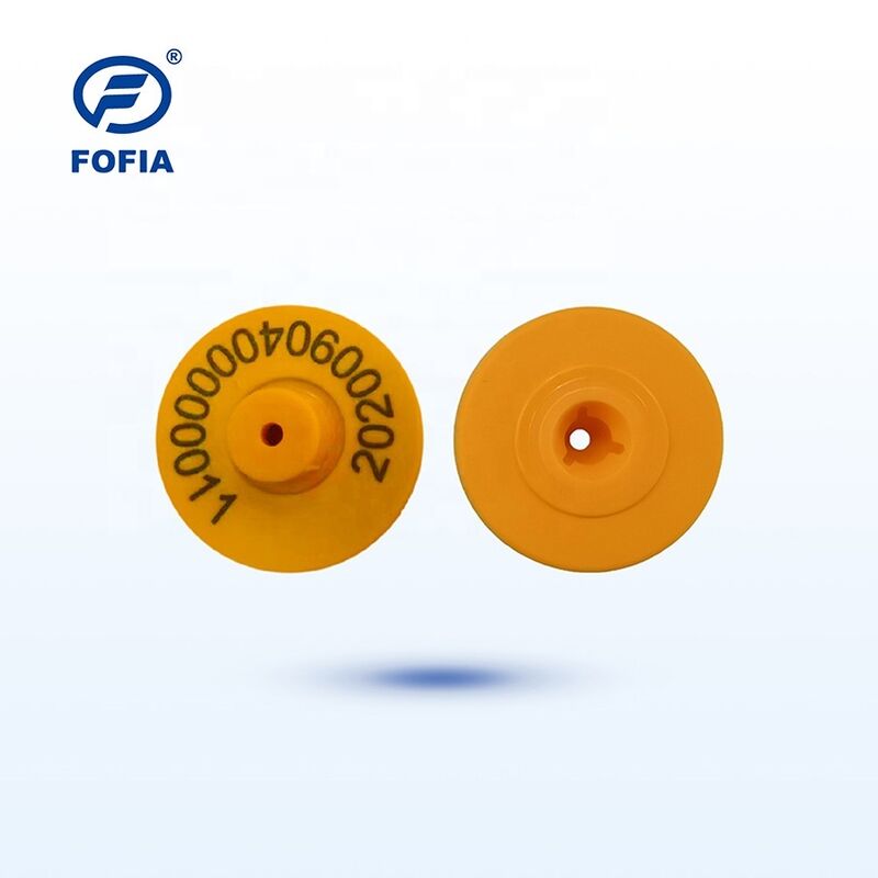 가축용 UHF RFID 귀 태그 소 양 돼지 동물용 내구성 플라스틱 마이크로칩 ID 태그
