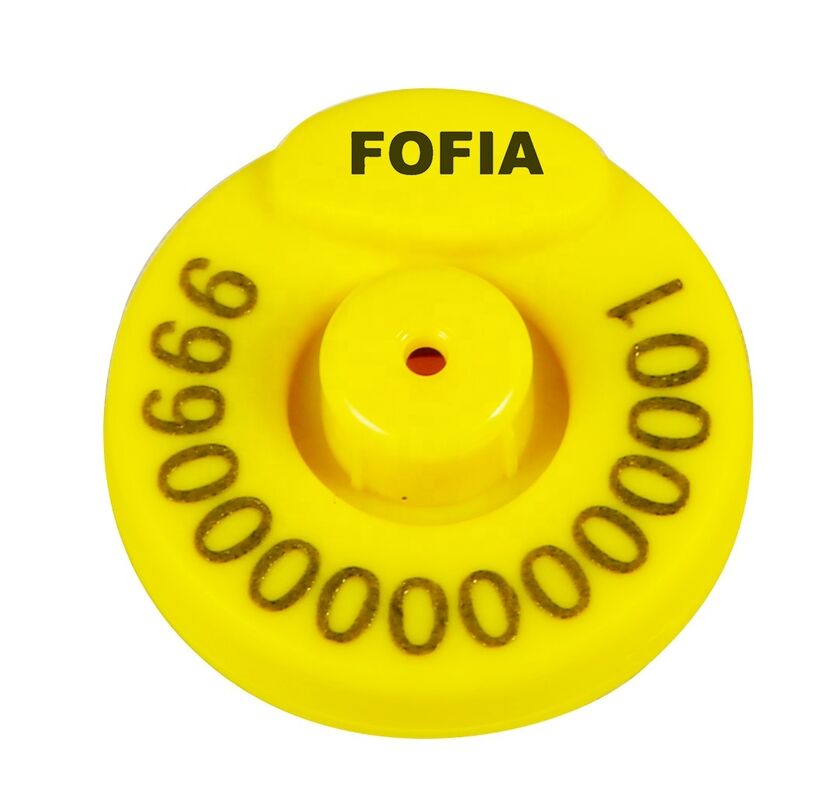 FOFIA 전체 ICAR 인증 전자 RFID 귀 태그 가축