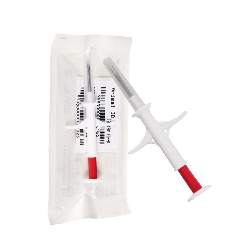 ISO11784/5 FDX-B 표준 RFID 동물 ID 마이크로칩 일회용 주사기 칩 고유 데이터 보안